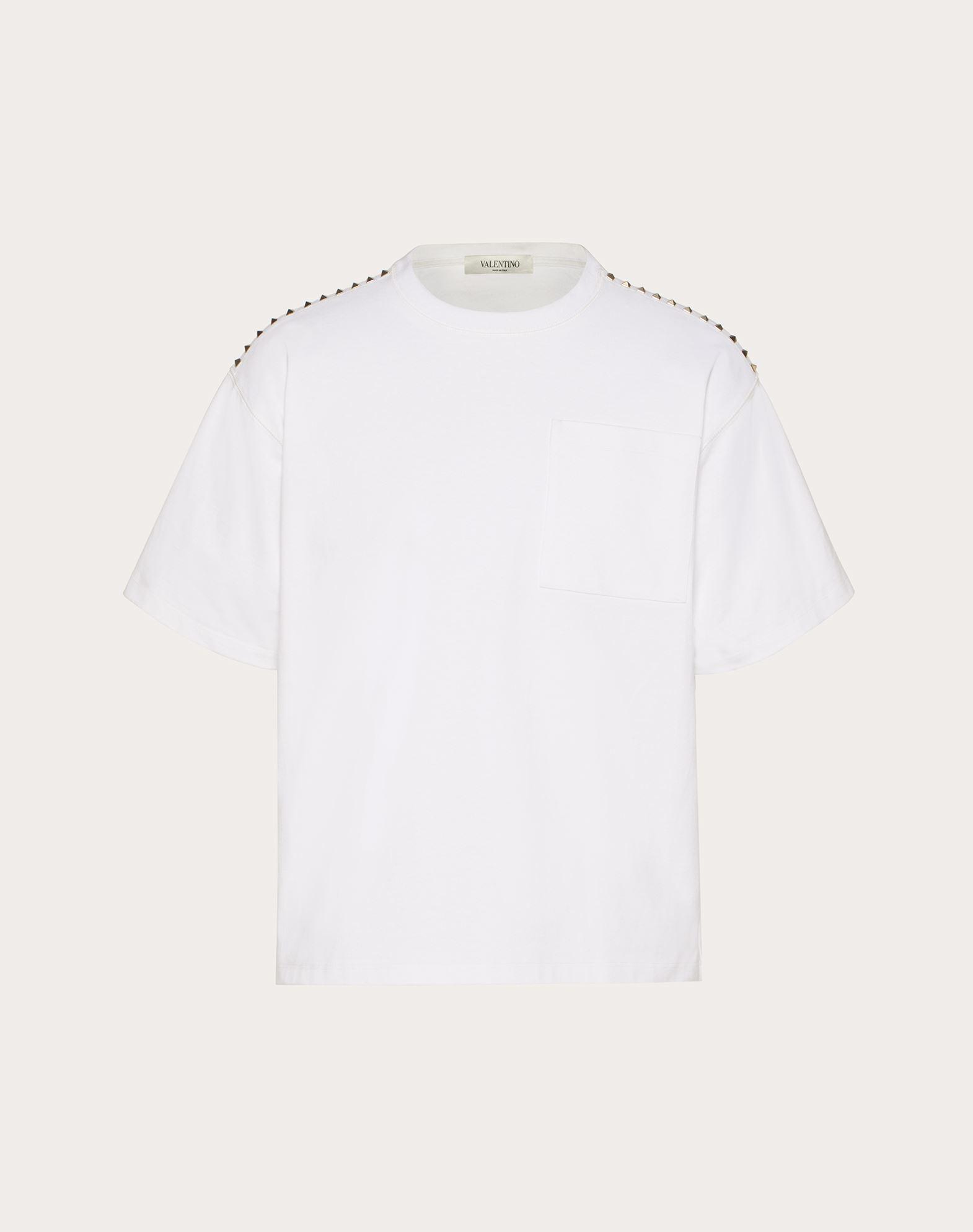 Valentino Cotton Valentino Rockstud Untitled T-shirt in White for Men - Lyst