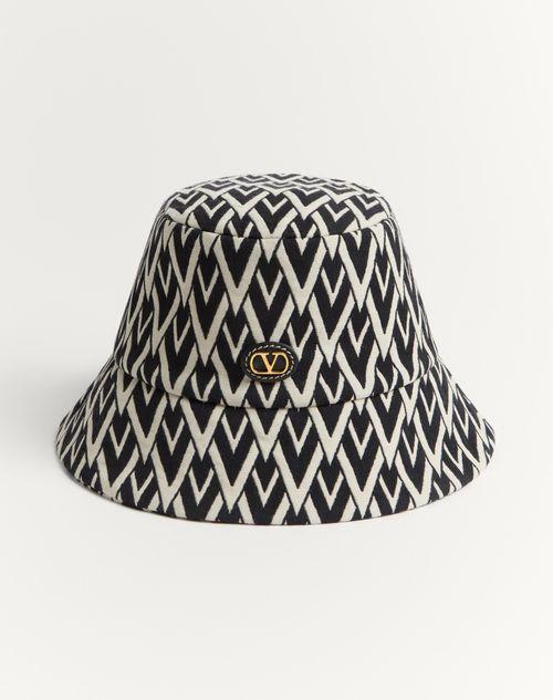 Valentino Garavani レディース トゥッタラ V ウール バケットハット 