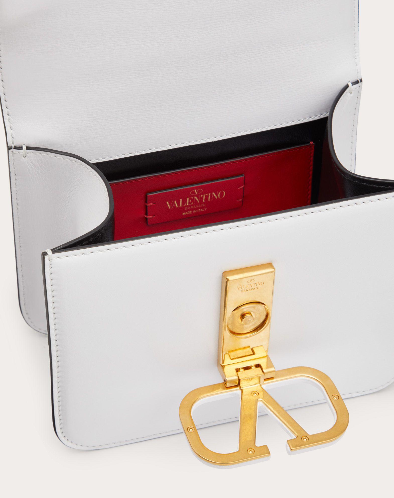 Valentino Garavani Leather Small Vsling Smooth Calfskin Shoulder Bag in