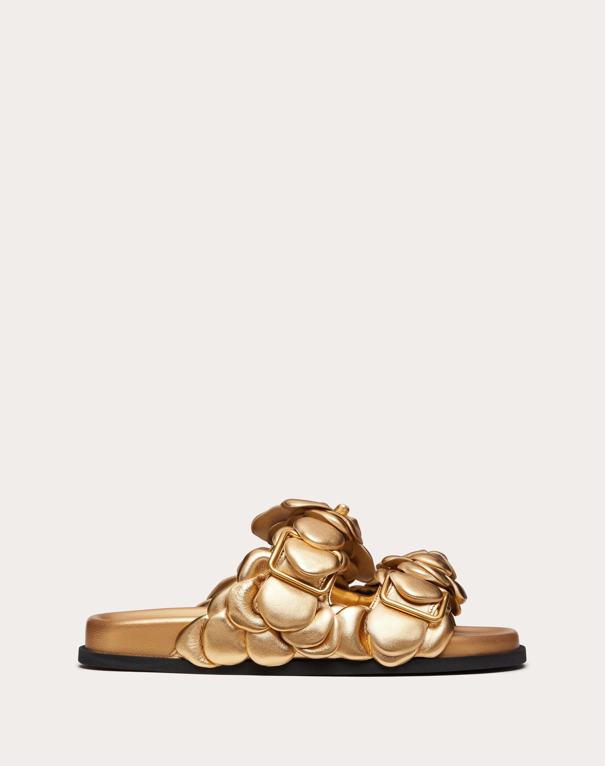 Valentino Garavani Atelier Shoes 03 Rose Edition Slide Sandal 35 Mm in  Natural | Lyst