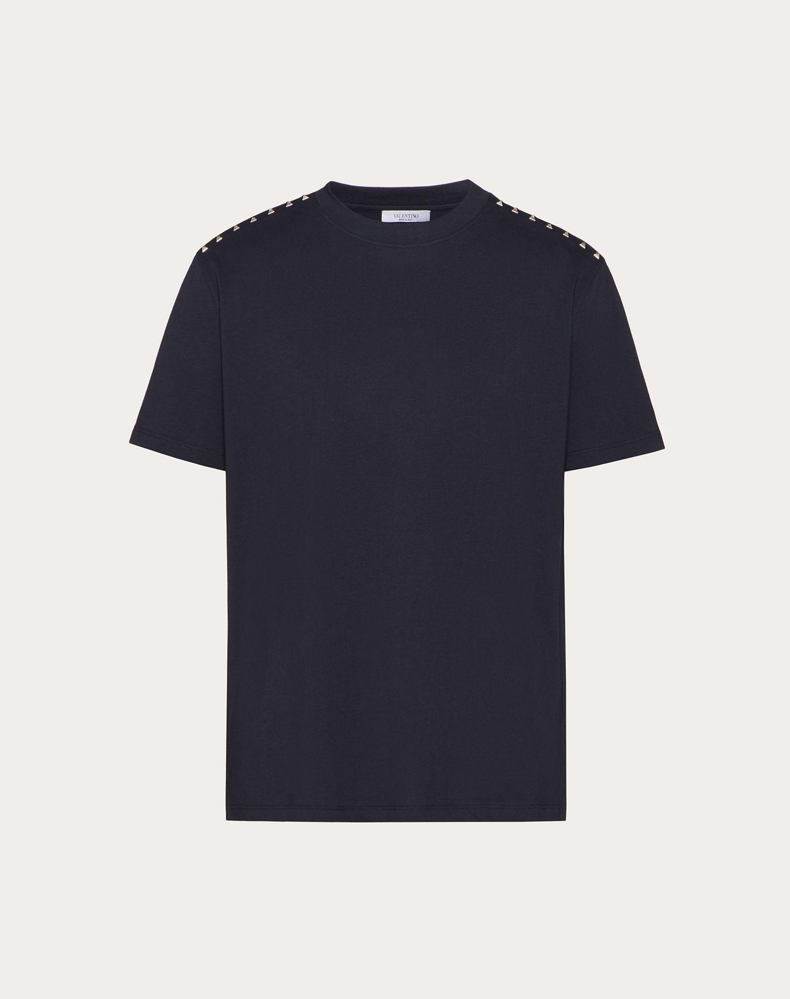 Valentino Rockstud Untitled #9 Cotton T Shirt in Blue for Men | Lyst