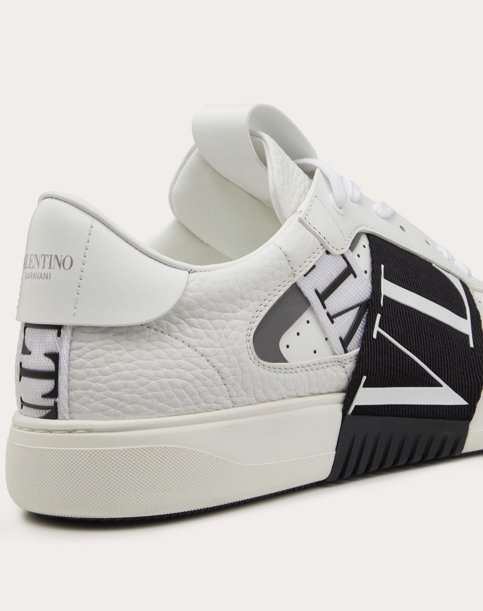 calfskin vl7n sneaker with bands