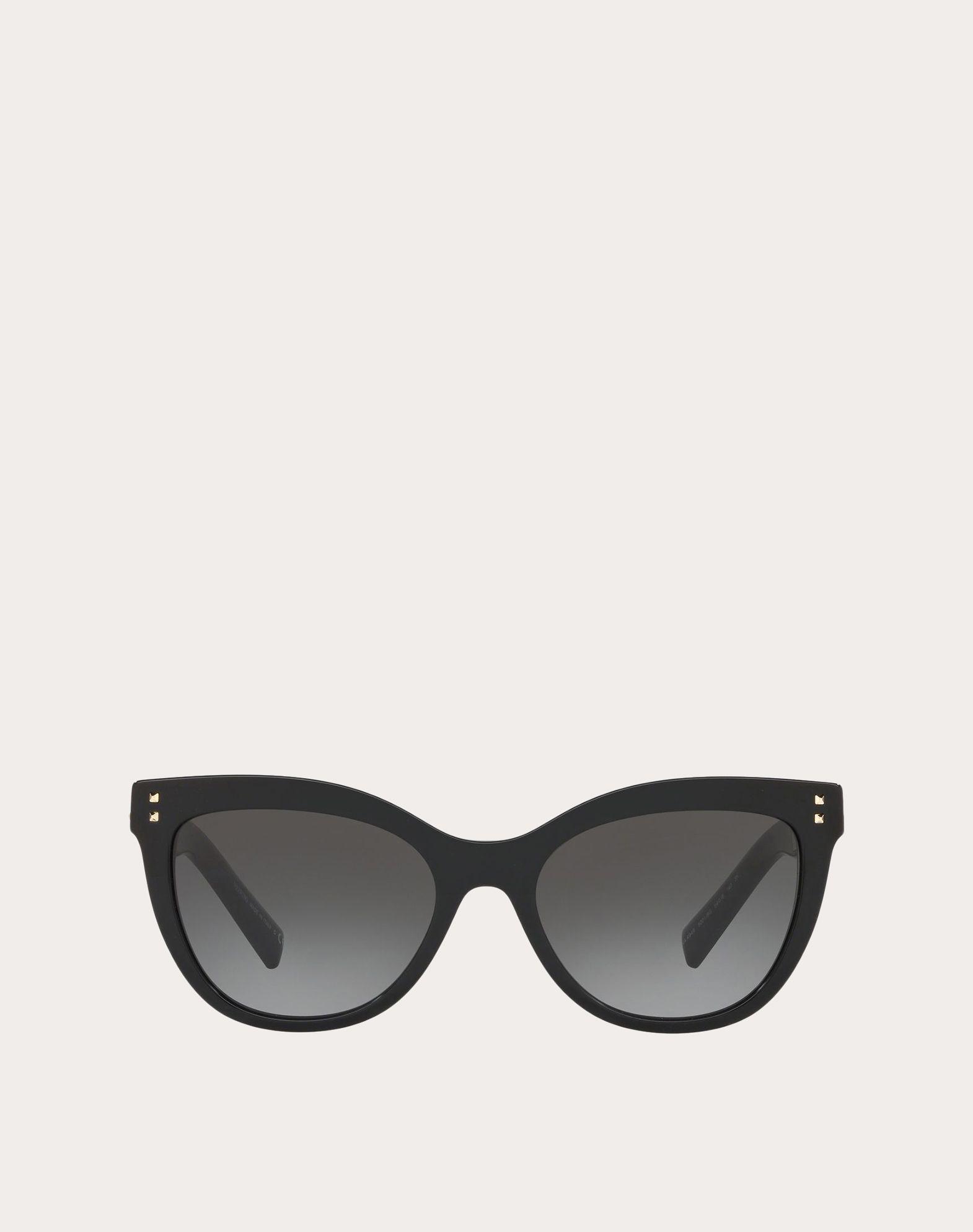 Valentino Occhiali Cat-eye Acetate Sunglasses With Studs in Black - Lyst
