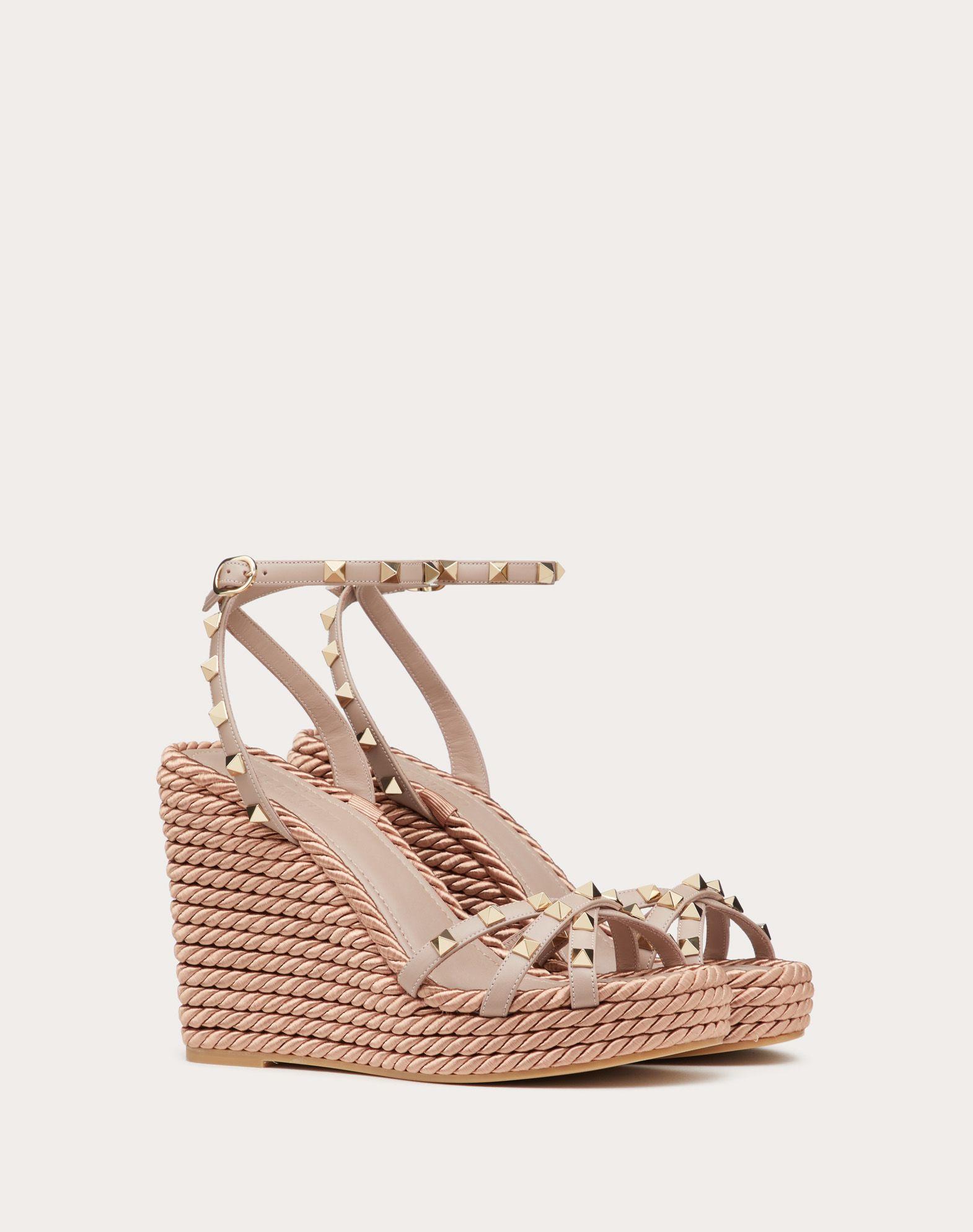 Antelope Womens 565 Leather Double Band Wedge Sandals
