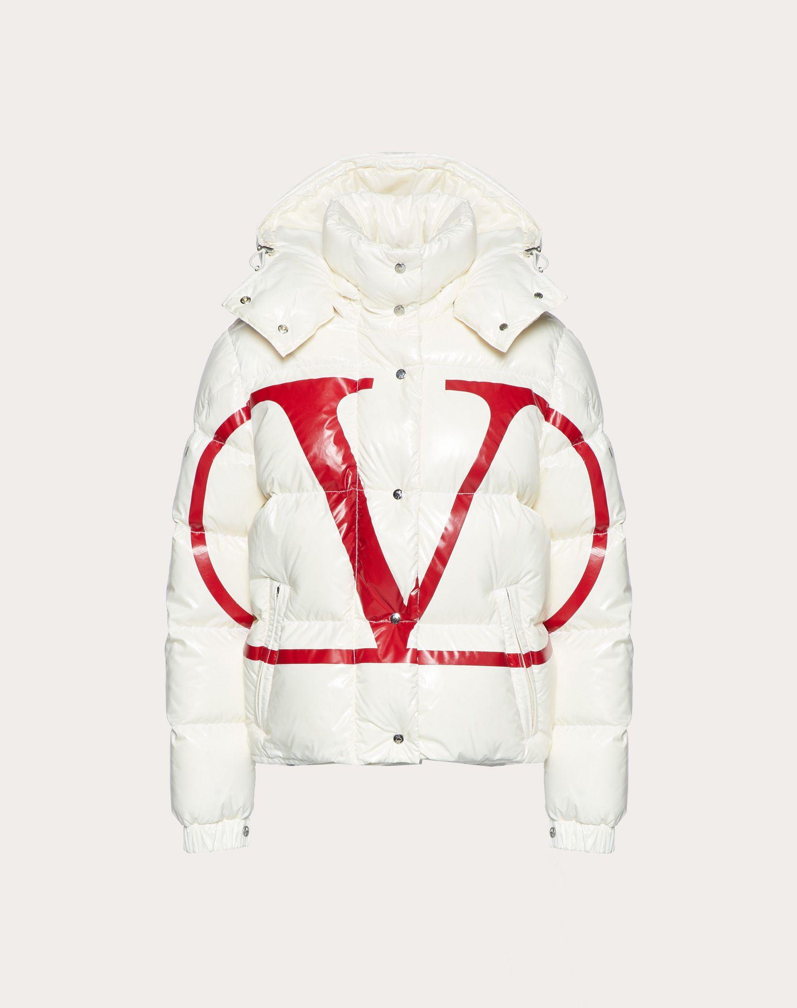 ميت في العالم ربط بنطال  Valentino Synthetic Moncler Vlogo Lacquered Nylon Padded Jacket | Lyst