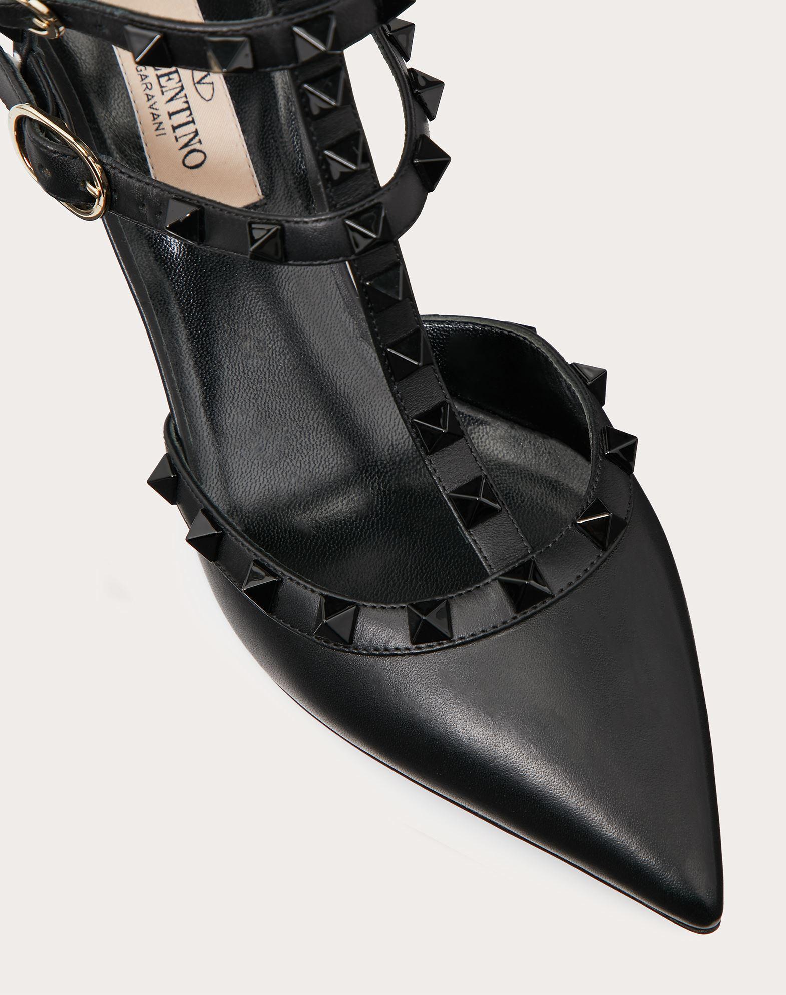valentino heels black studs