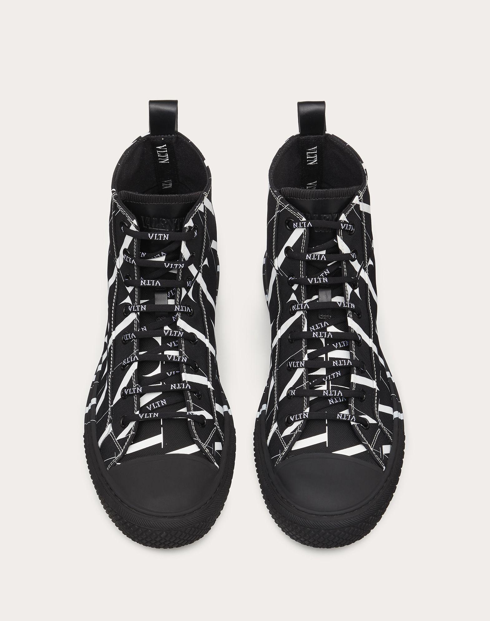valentino high top sneakers white