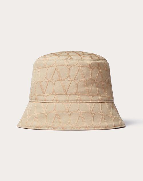 Valentino Garavani Toile Iconographe Cotton Bucket Hat in Natural for Men |  Lyst UK