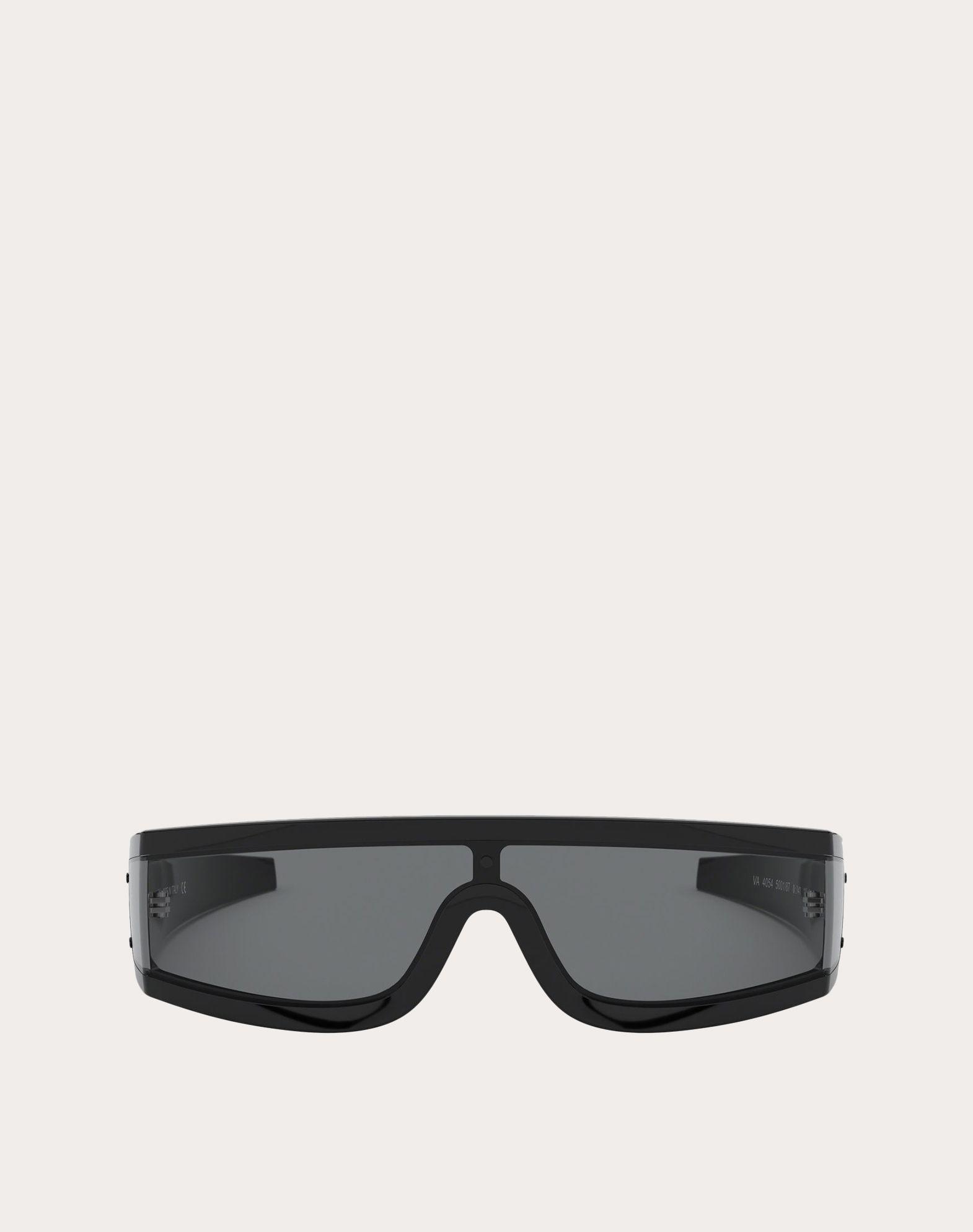 Valentino Synthetic Occhiali Vltn Wrap Shield Acetate Sunglasses in ...