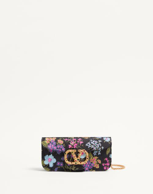【関税＆送料込み】Chez Valentino Garavani Silk Clutch Bag Silk clutch bag Valentino Garavani Gold in Silk - 44981308