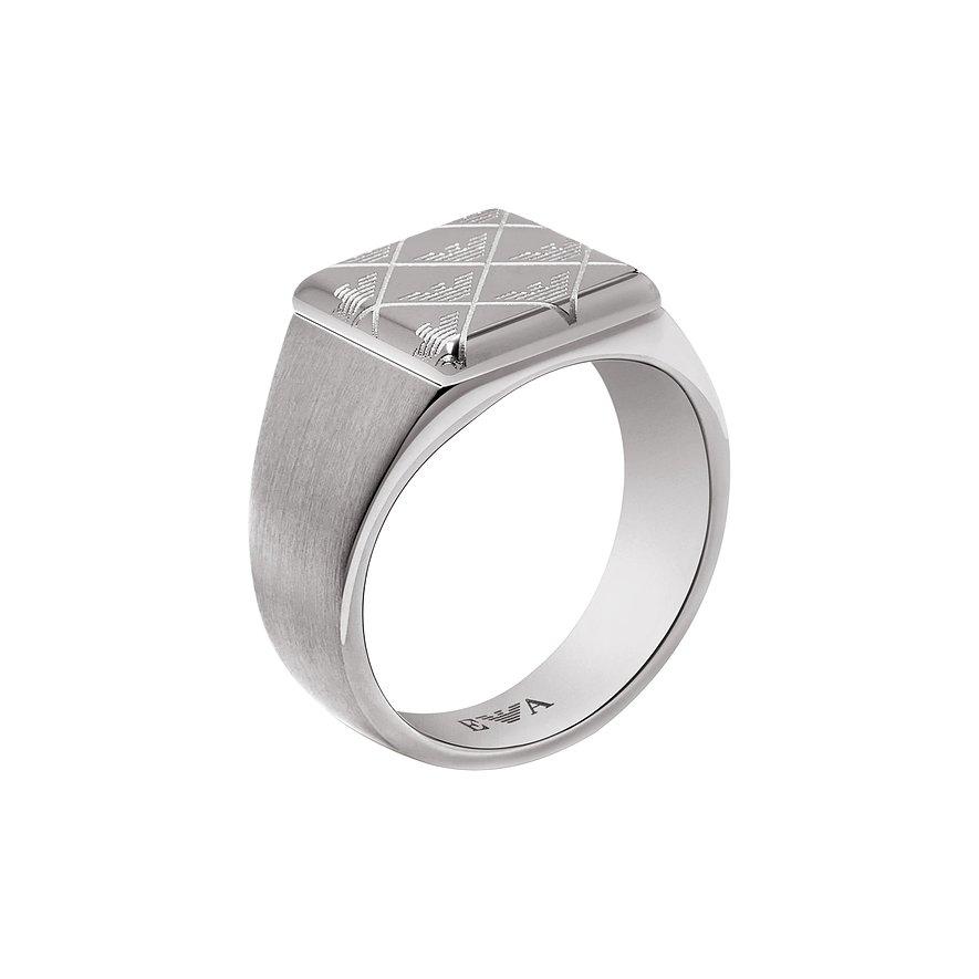 Bagues Metallise Emporio Armani pour homme Lyst