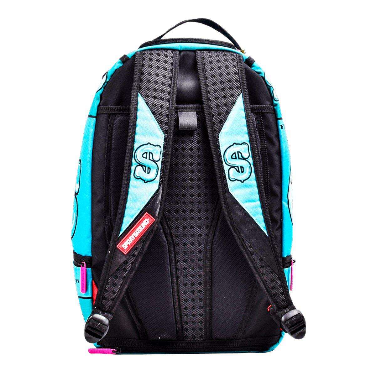 sprayground pink gummy money backpack