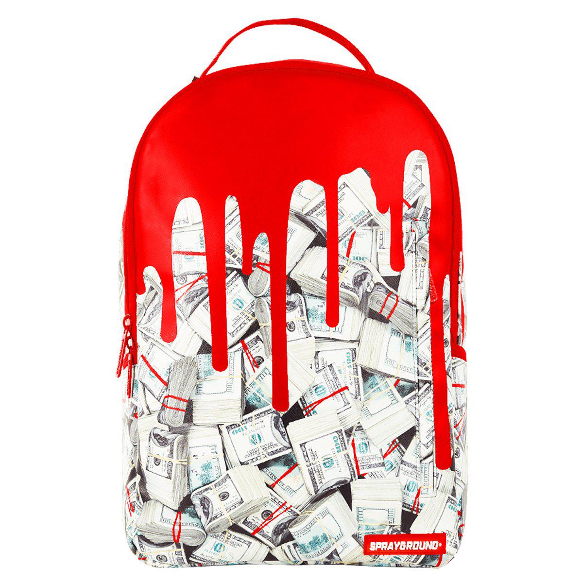 Sprayground Synthetic Money Drip Backpack in Red for Men Lyst