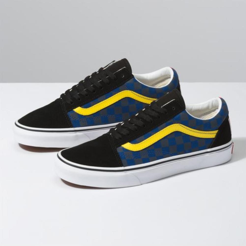 vans old skool otw rally checker multi black