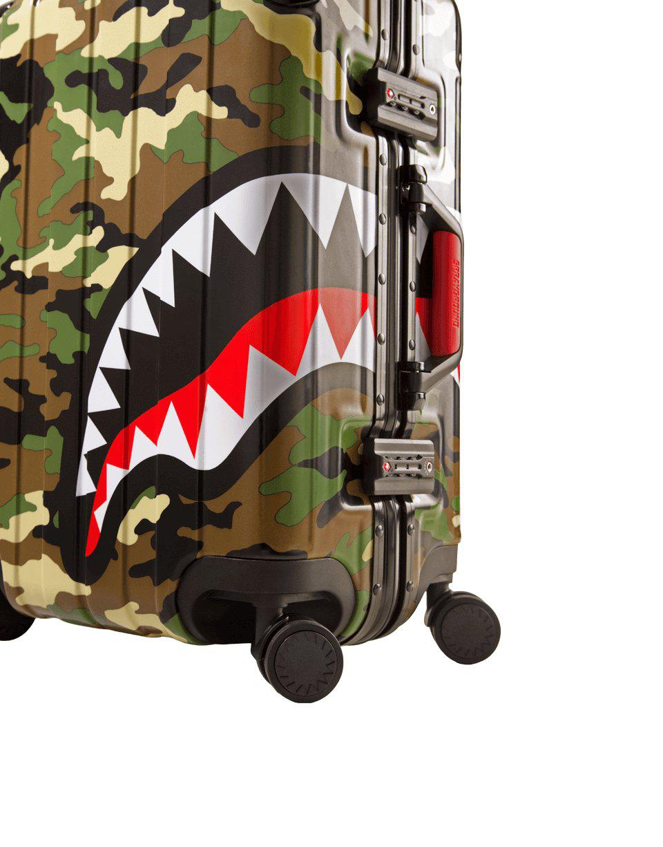 camo luggage