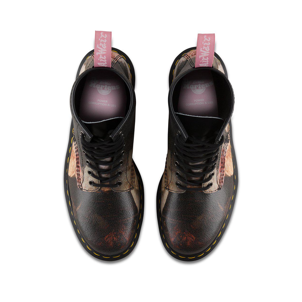 Dr. Martens 1460 Power, Corruption & Lies Rose Cristal Suede in Black - Lyst