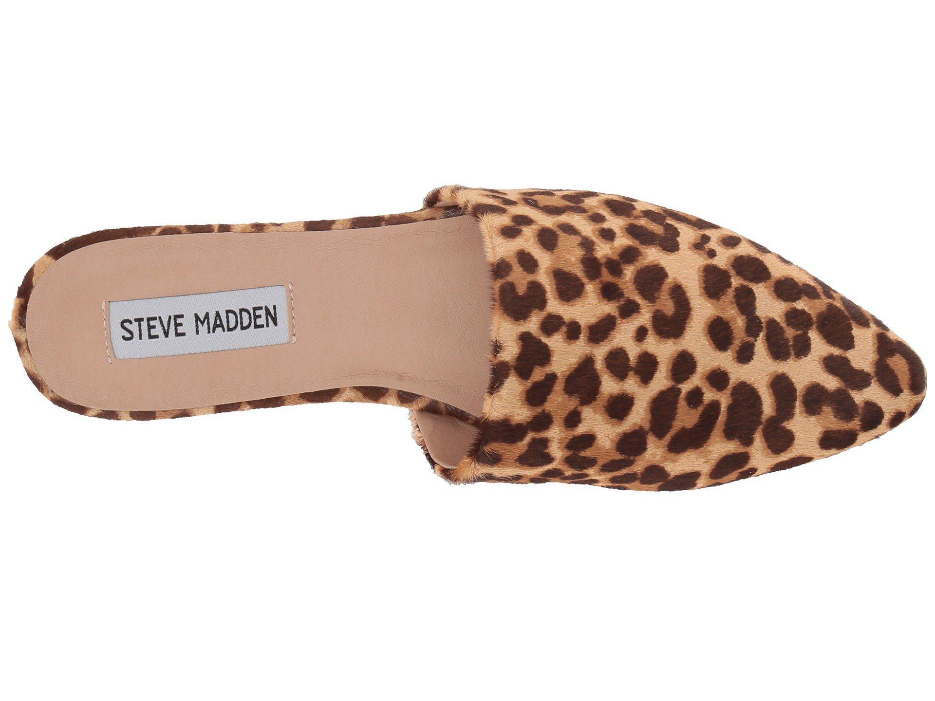 Steve Madden Fur Trace-l Mule (leopard 