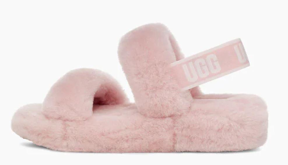 ugg oh yeah slides pink