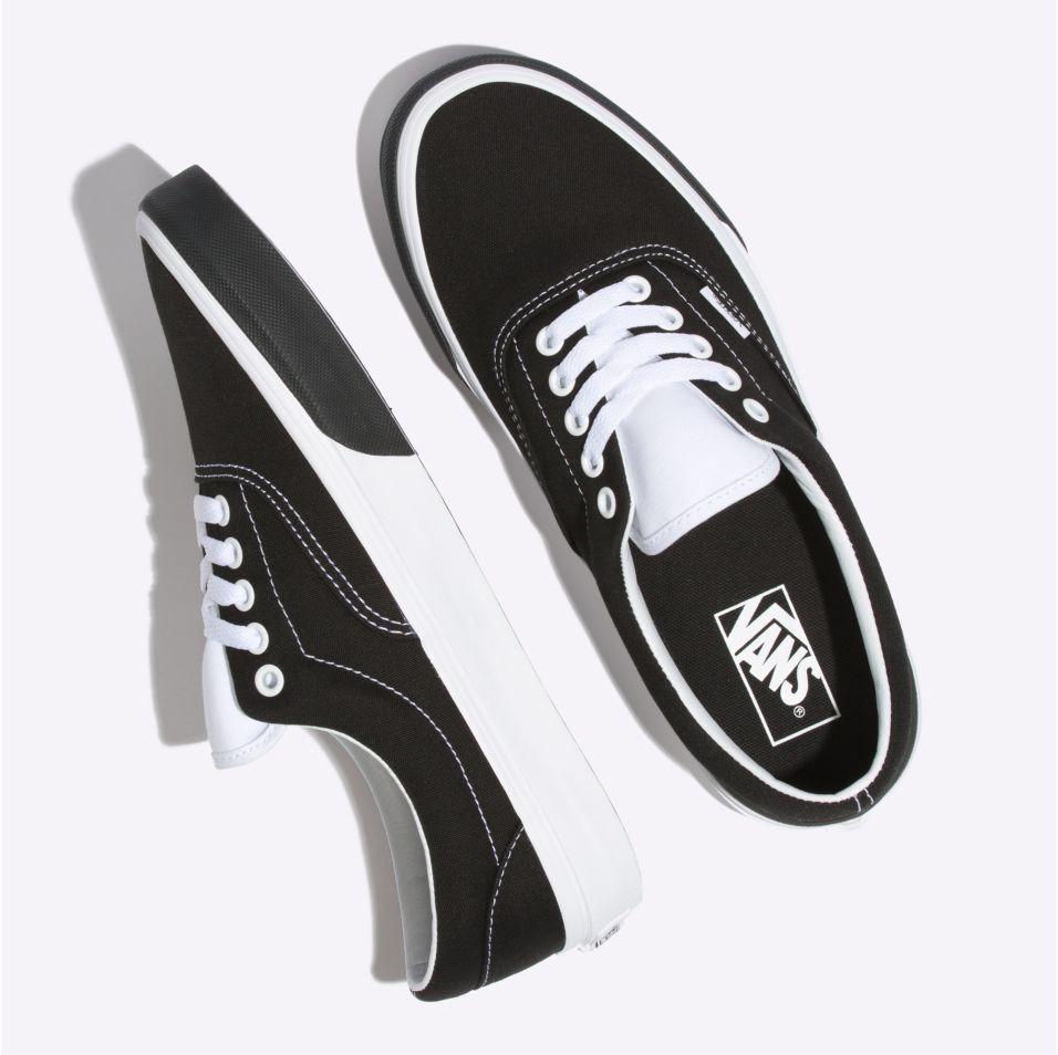 vans era color block black white