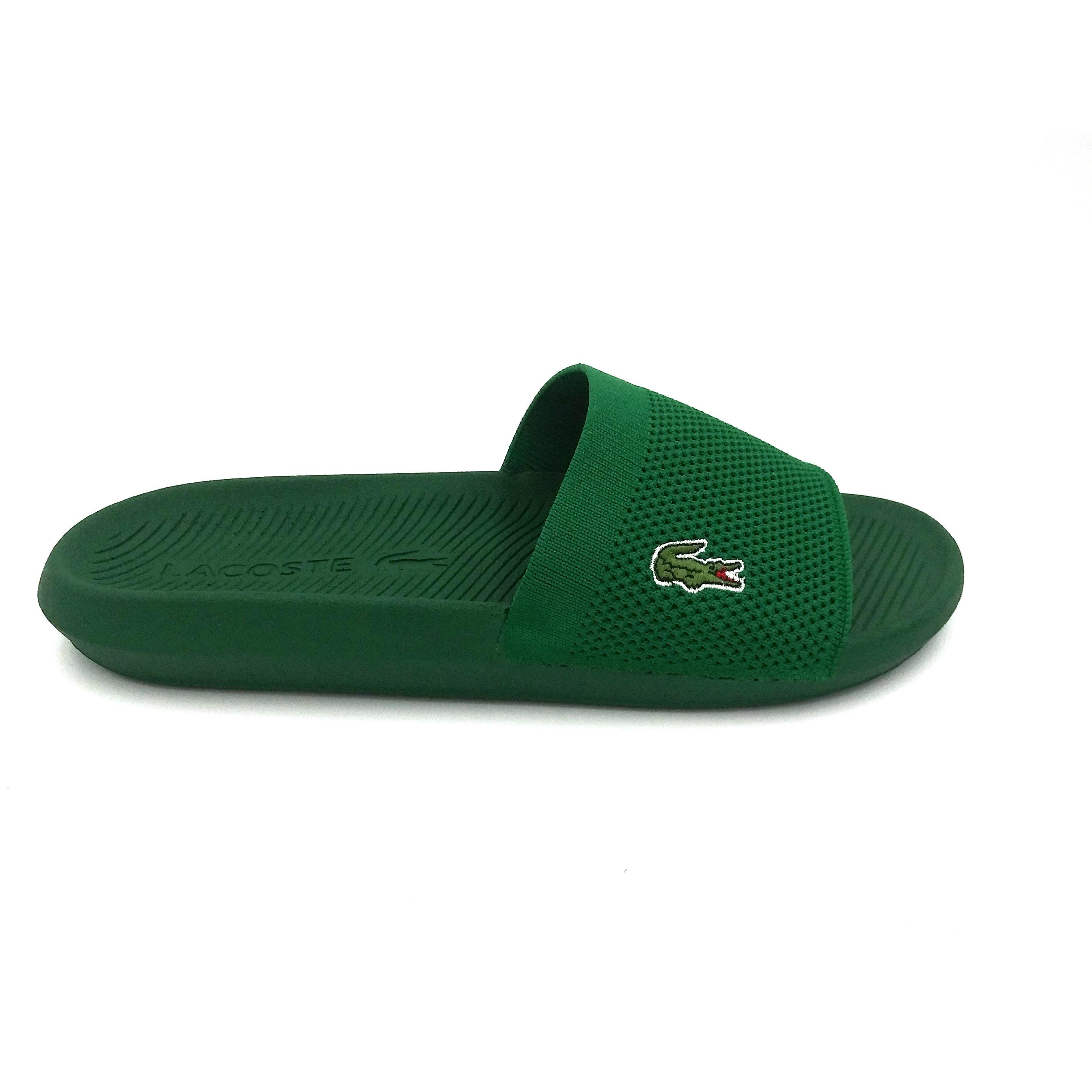 lacoste croco slide