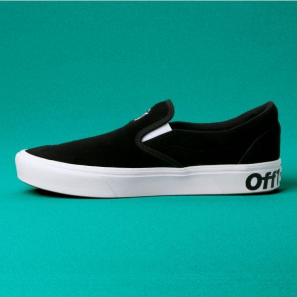 vans comfycush distort slip on