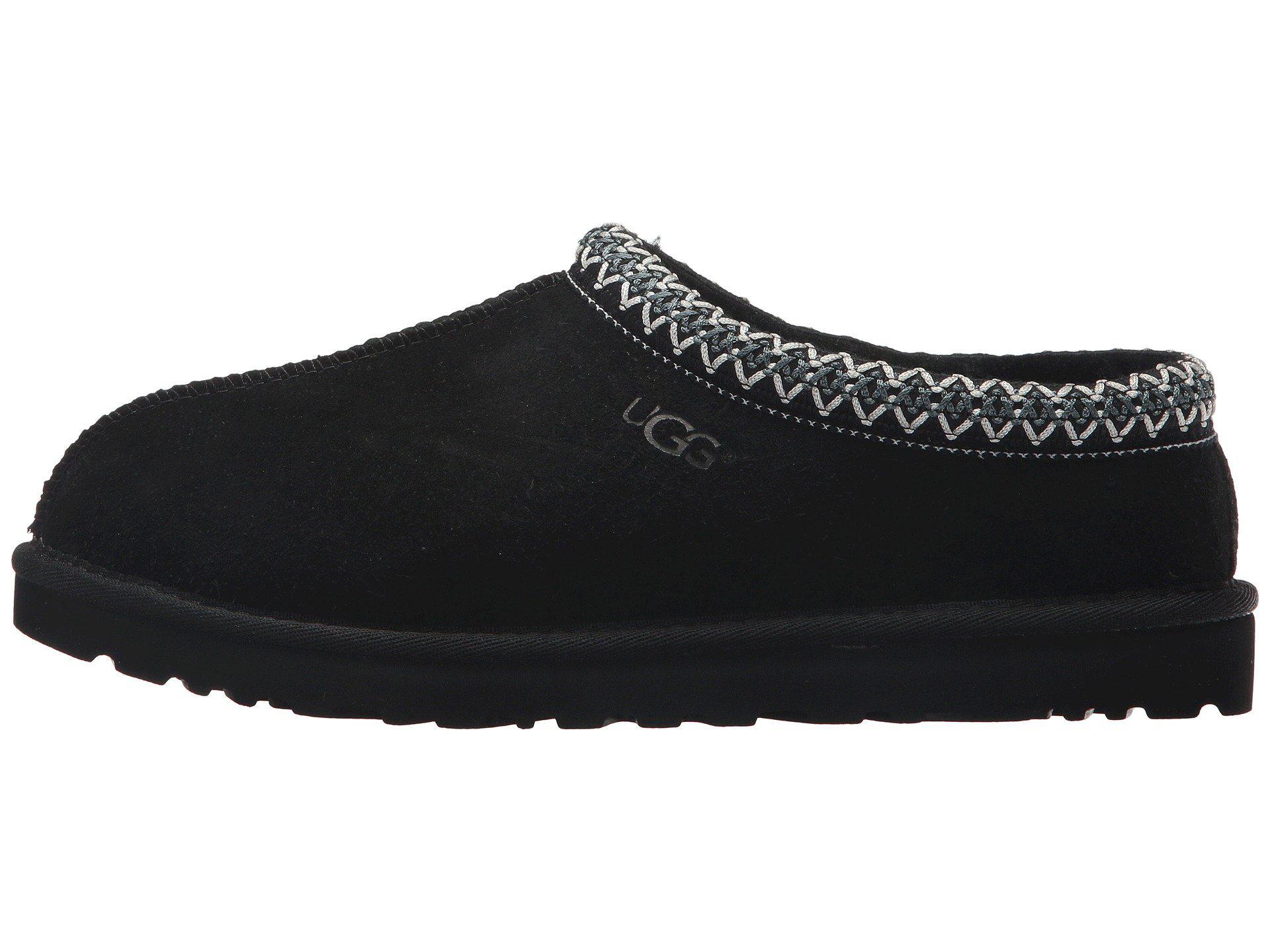 ugg black tasman slippers men's