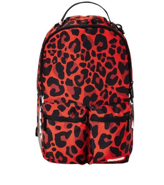 sprayground red leopard lips