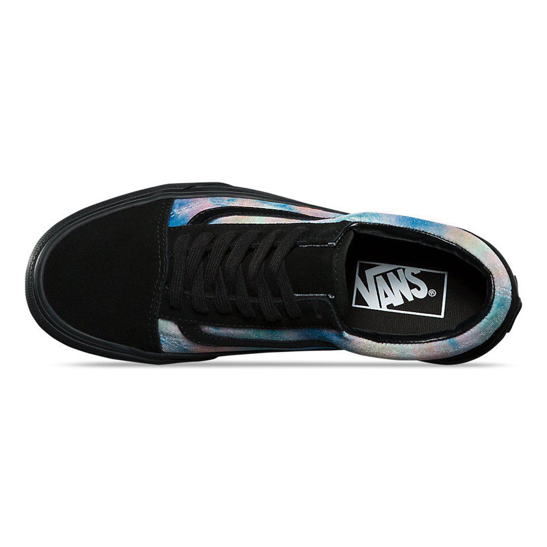 tie dye platform vans