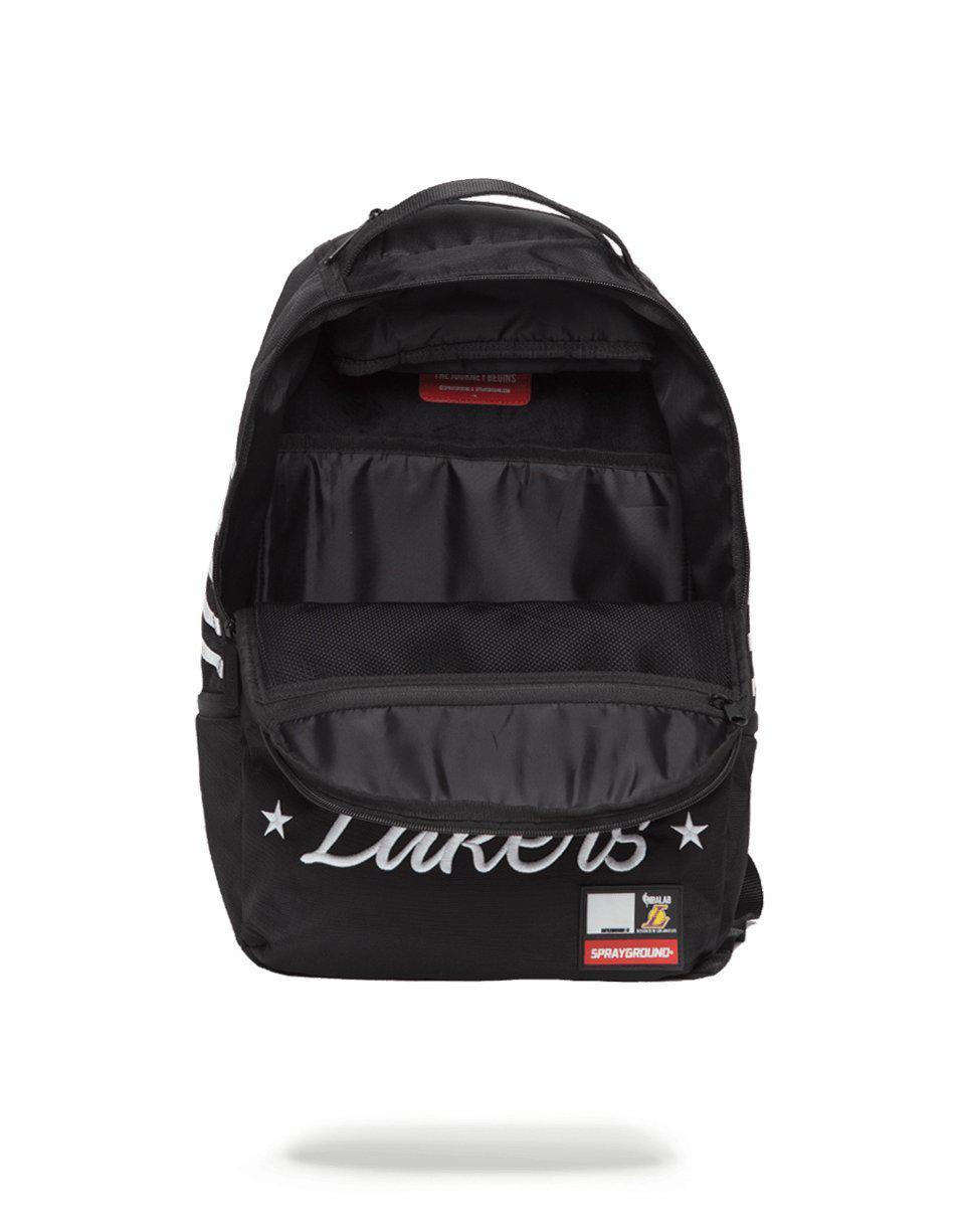 sprayground lakers backpack