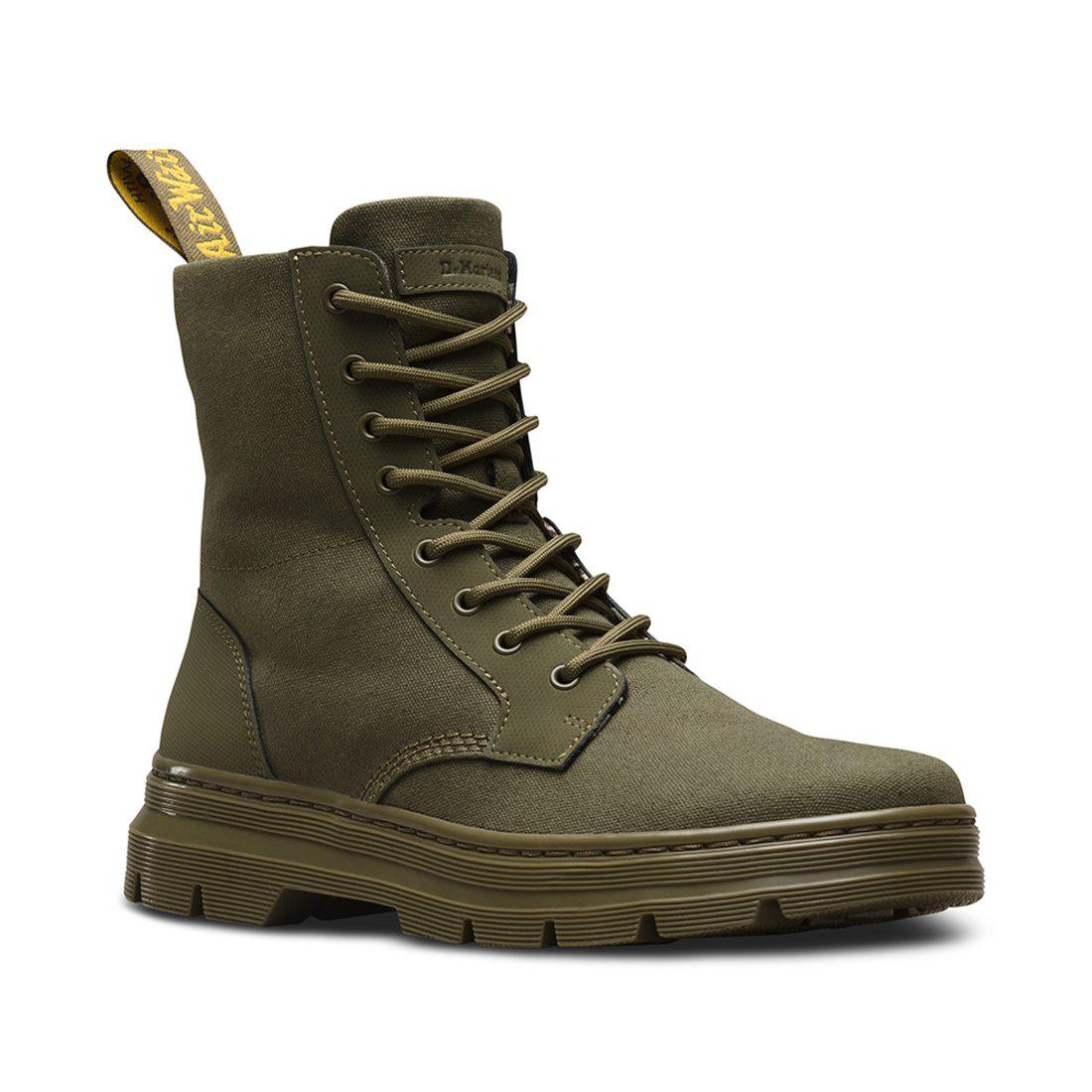 Dr. Martens Combs Ii Broder + Canvas in Green for Men - Lyst