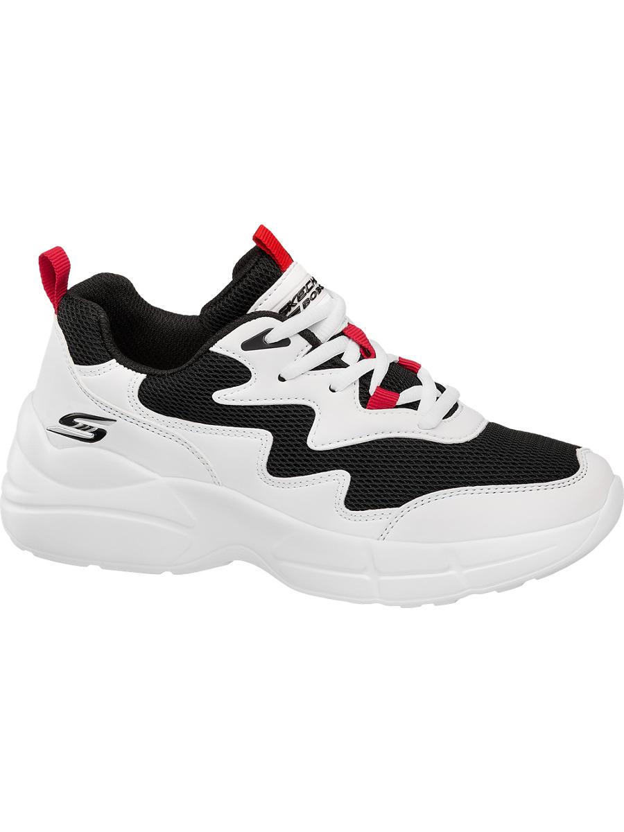 Skechers dames sneakers folder aanbieding bij Van Haren - details