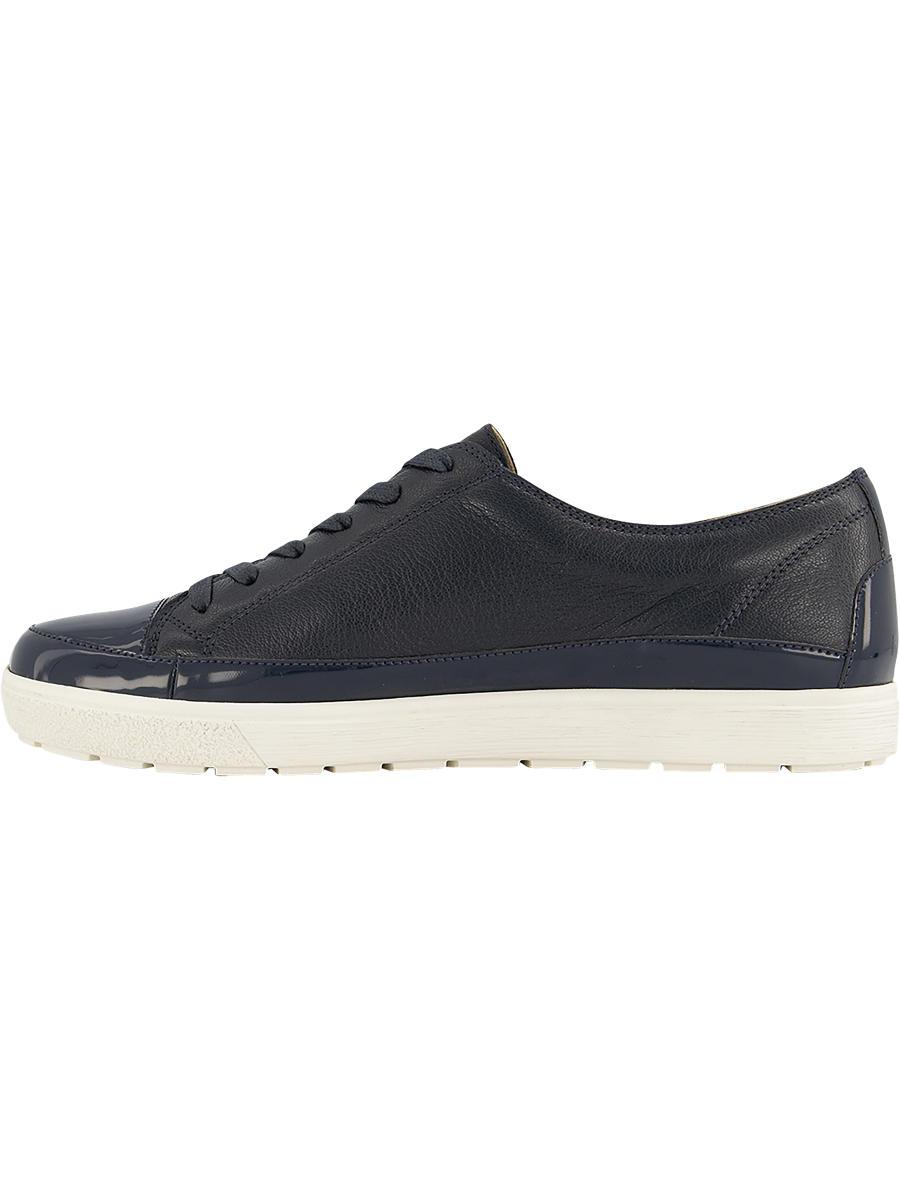 Medicus Rubber Donkere Leren Sneaker in het Blauw - Lyst