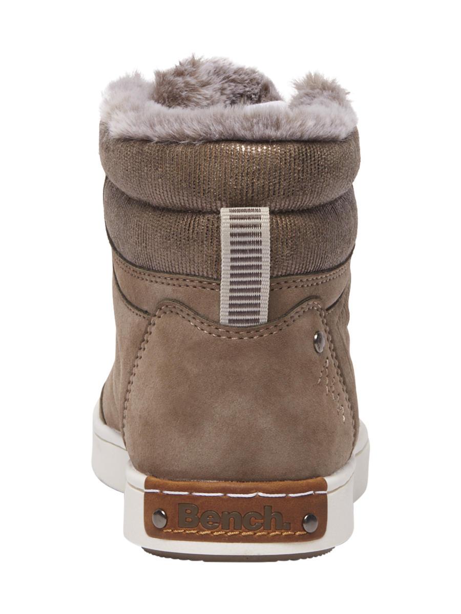 Bench Rubber E Halfhoge Sneaker Bont in het Bruin - Lyst