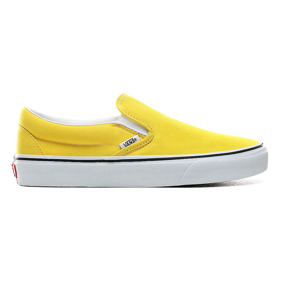 vans jaune slip on