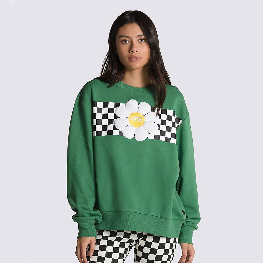 Vans Sweatshirt Floral Vans Oversized Floral Crew Sweatshirt In