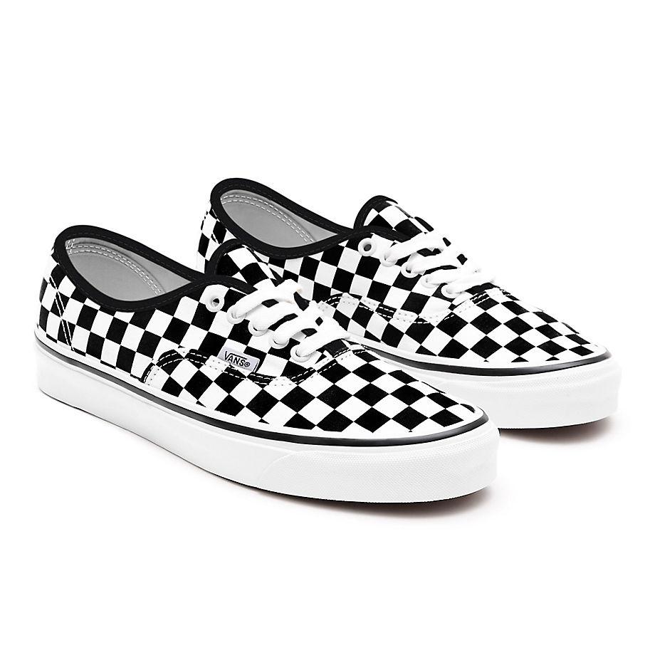 Wide checkered shop vans