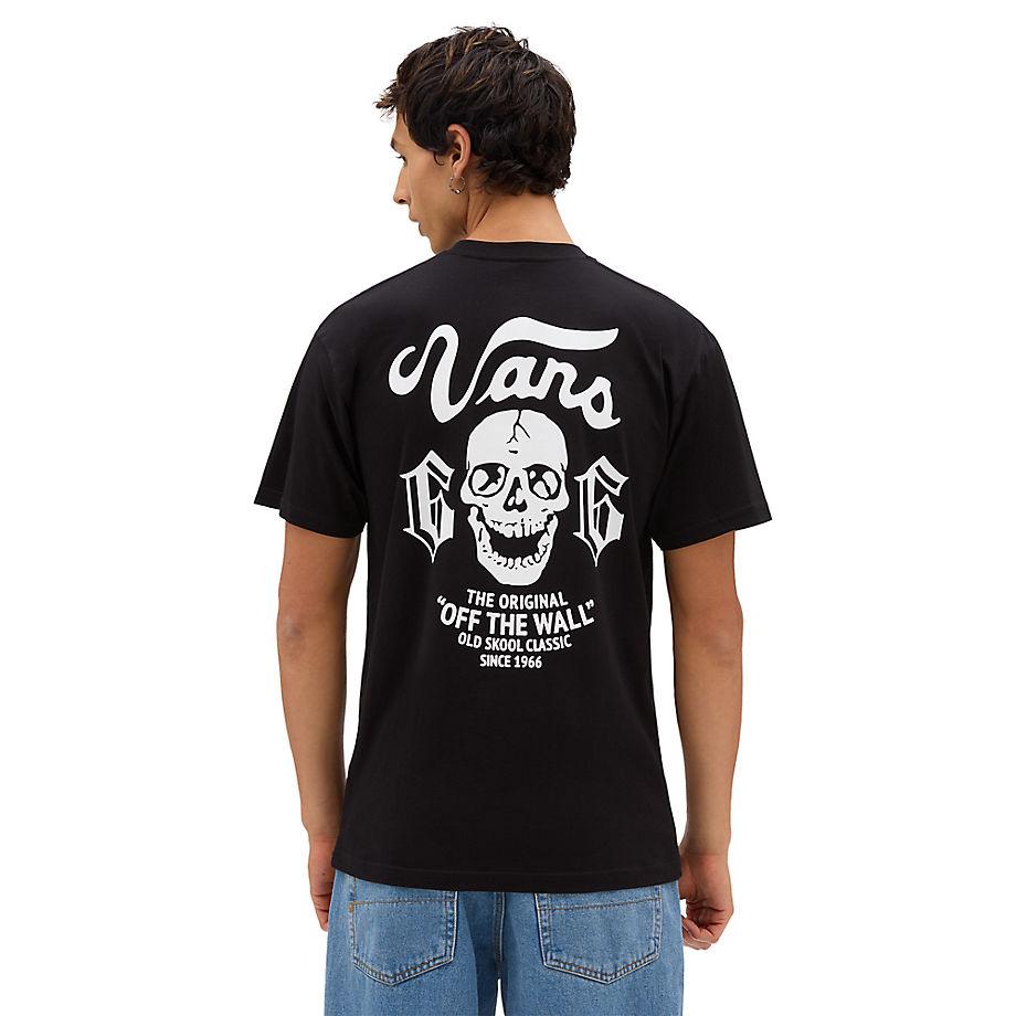 Vans Old Skool Skull T shirt in Black for Men Lyst UK
