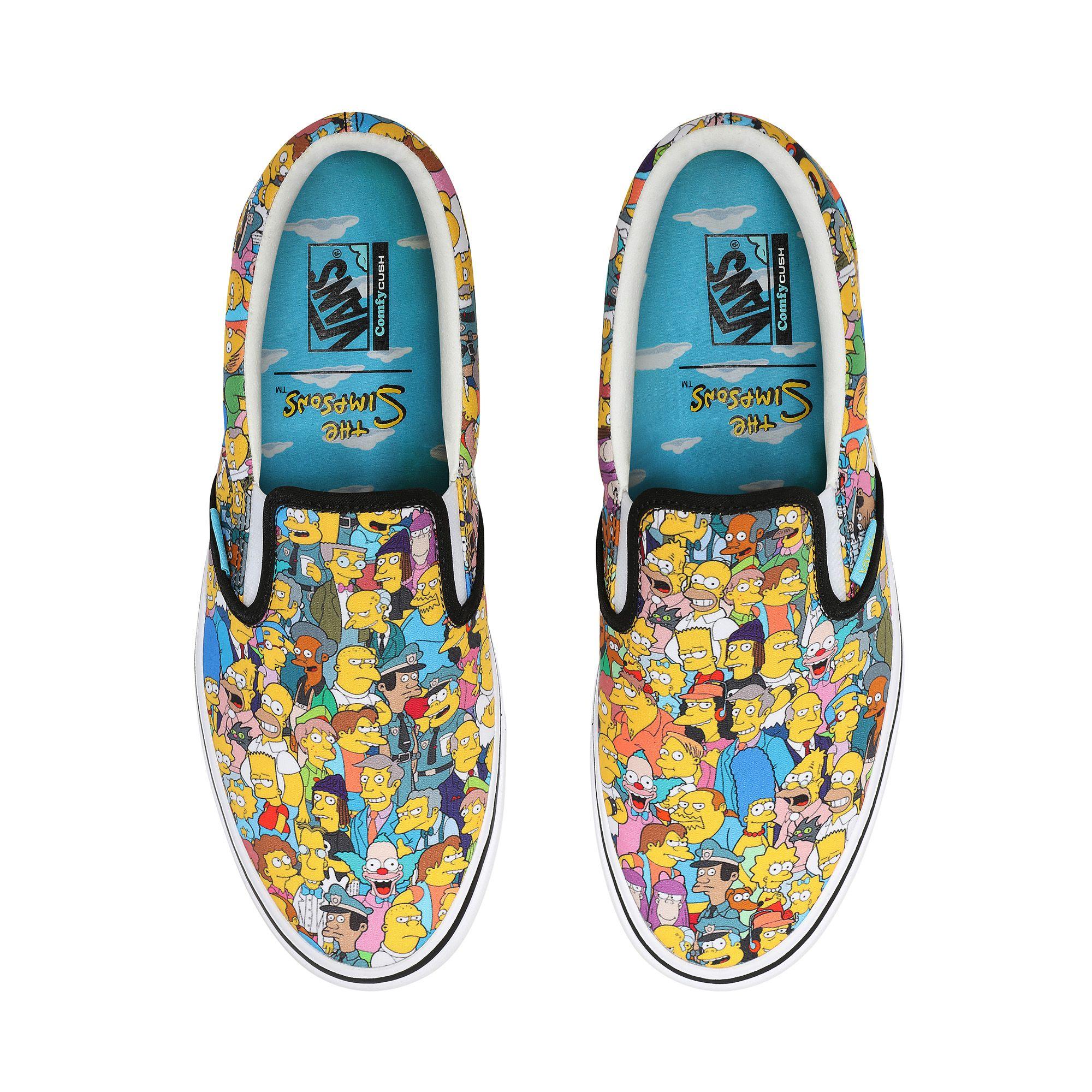 vans the simpsons slip on