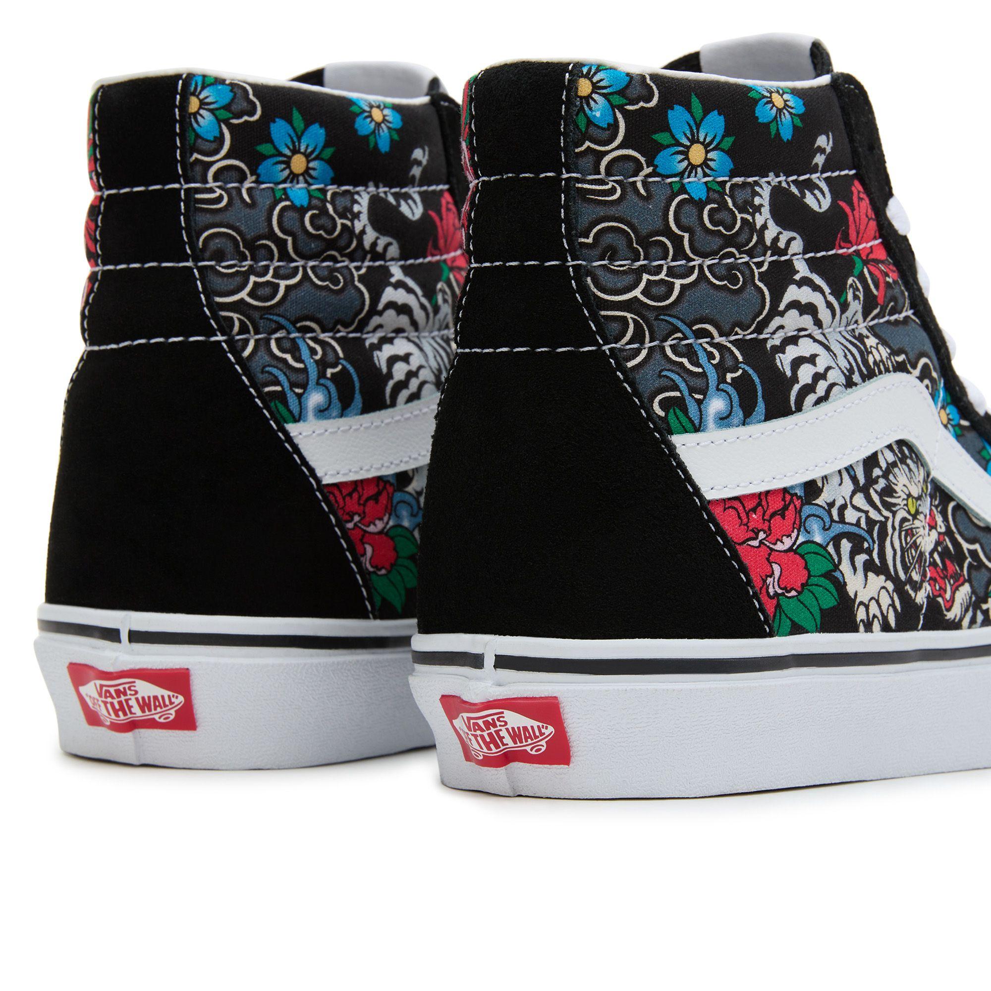 Vans Sk8 Hi Tiger Floral Men's Shoes Vans Sk8-Hi (Tiger Patchwork