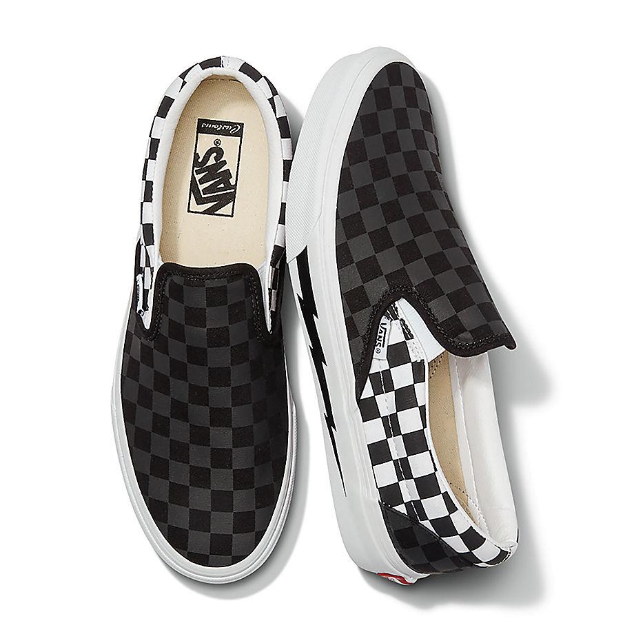 vans slip on foxing