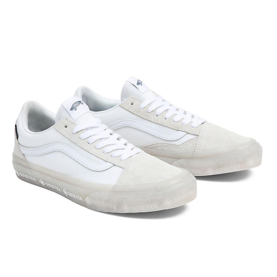 Vans old deals school all white