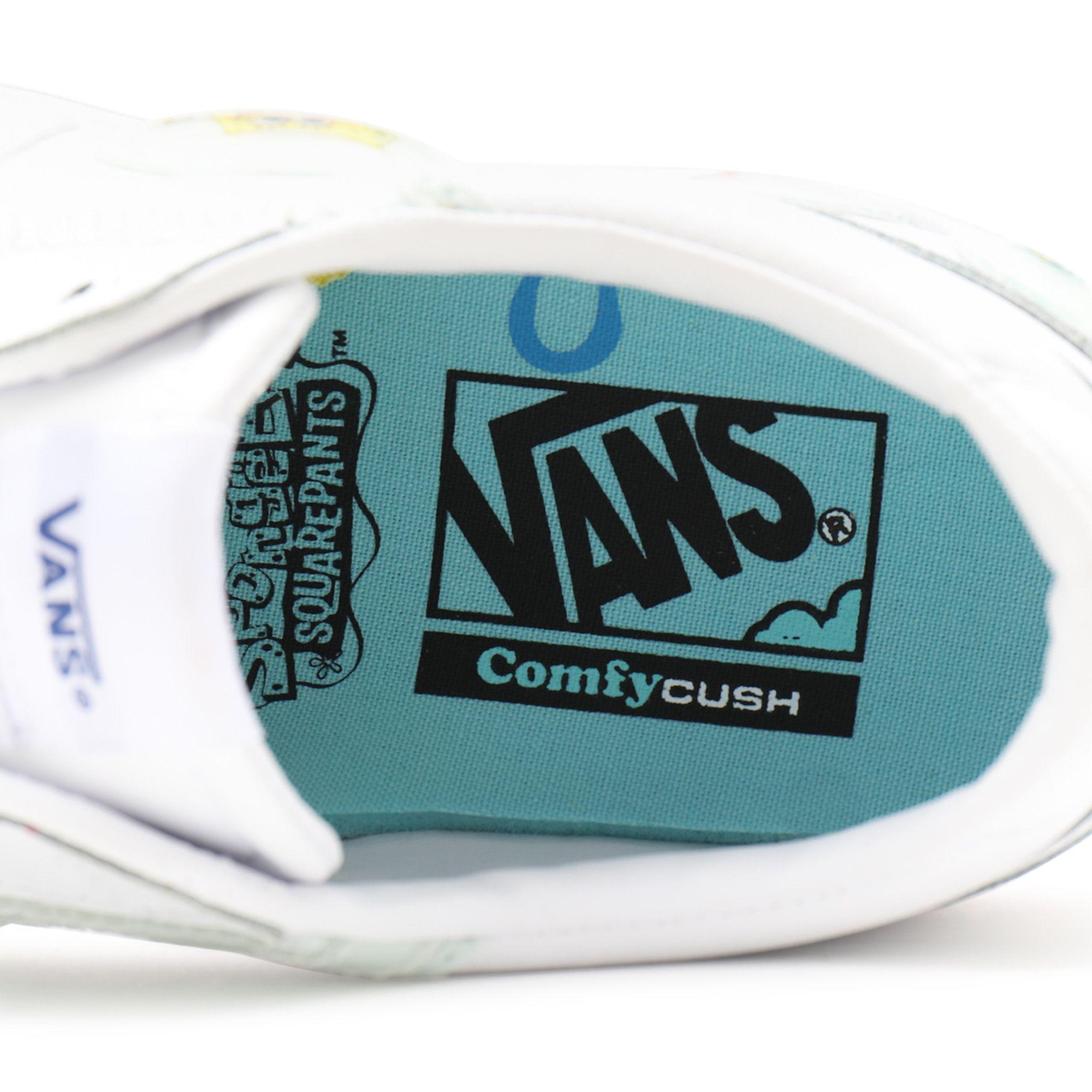 white spongebob shoes