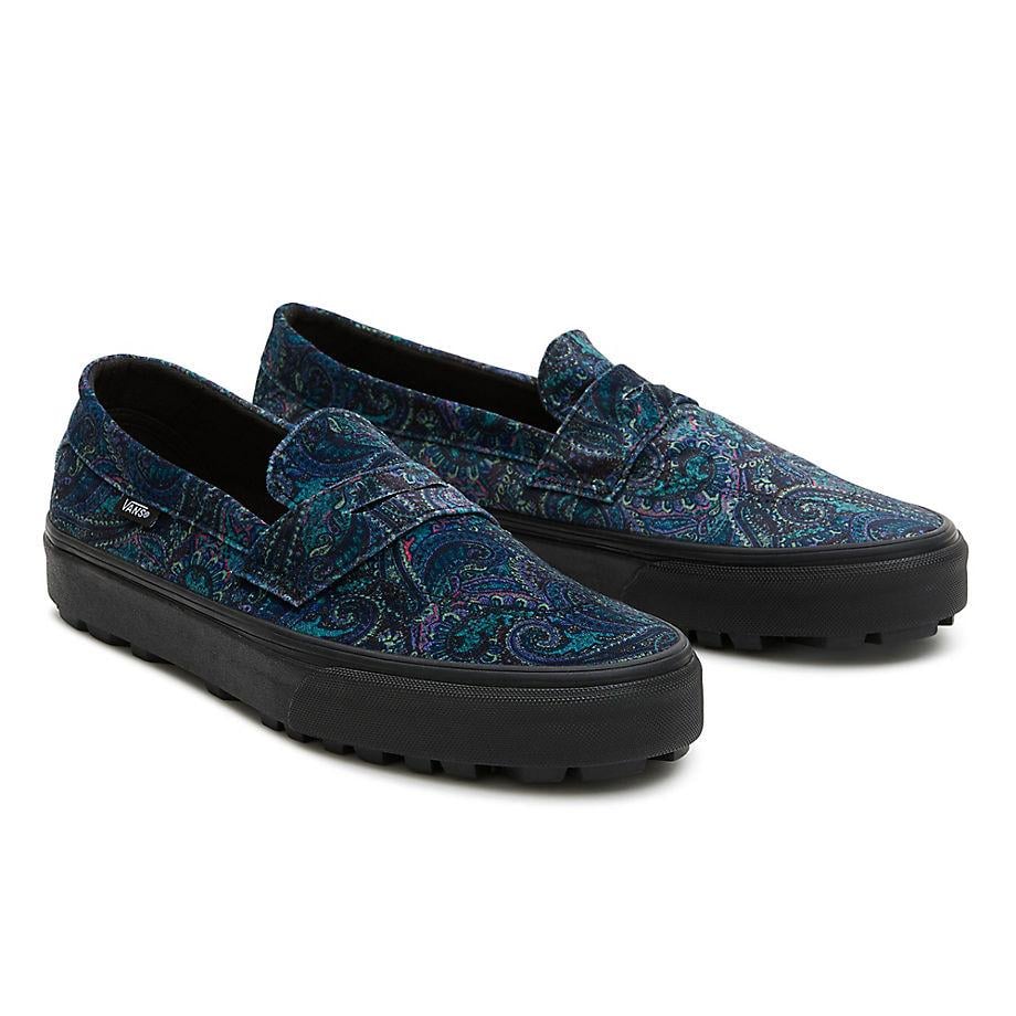 Vans Style 53 Velvet Shoes in Blue Lyst UK