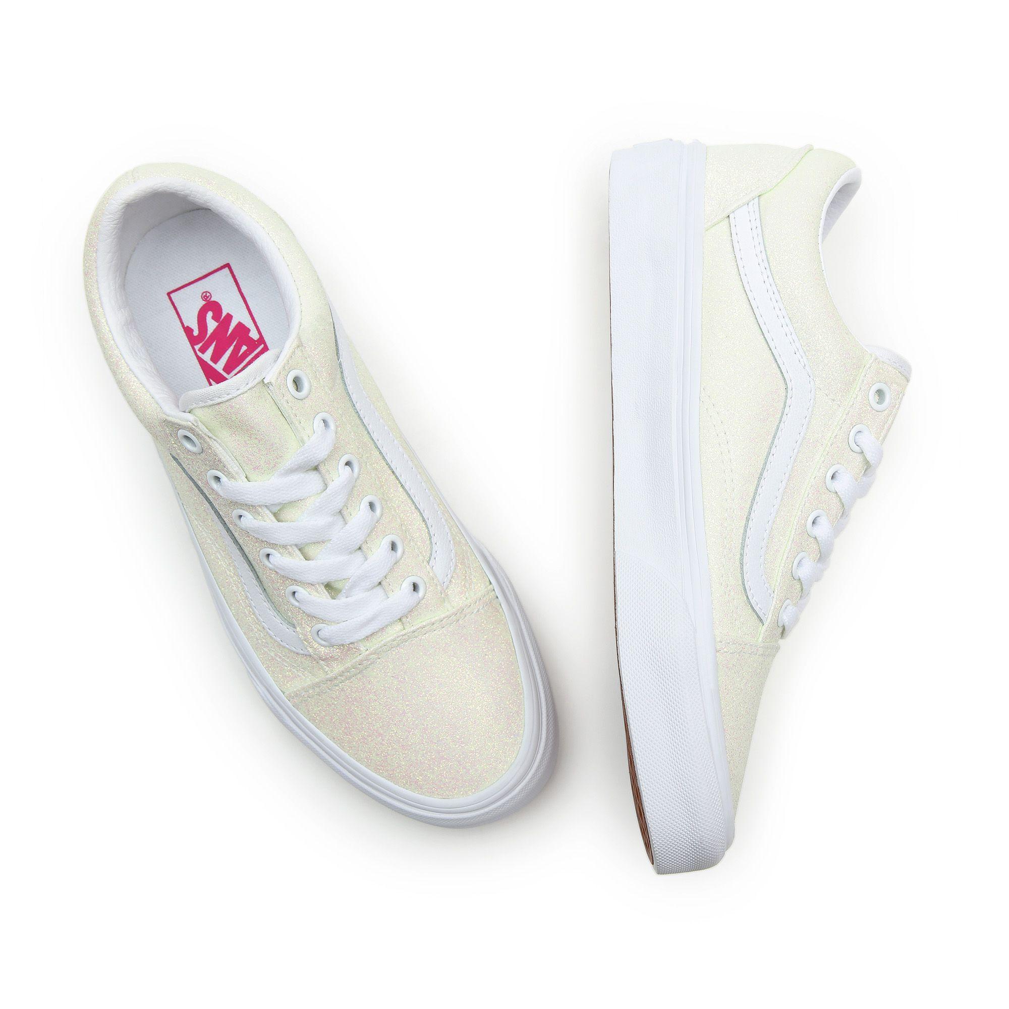 Vans Uv Glitter Old Skool Schuhe in Weiß - Lyst