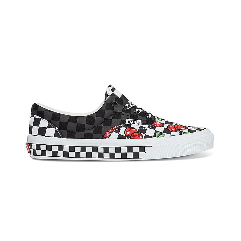 cherry checker old skool vans
