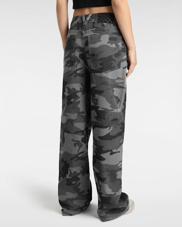 Vans Pantalone Tuta Vans Donna Grigia Pantaloni Palazzo E Alla