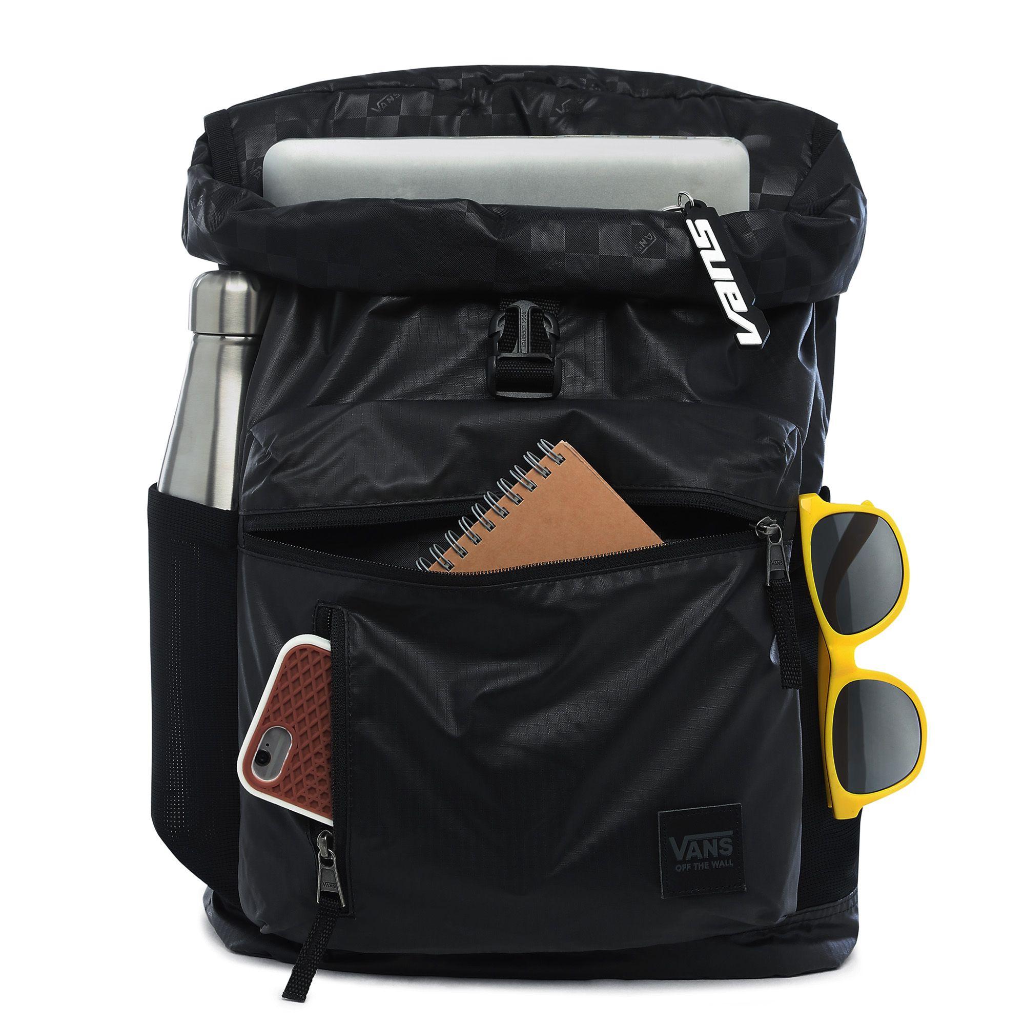 Vans Synthetic Roll It Backpack in Black - Lyst