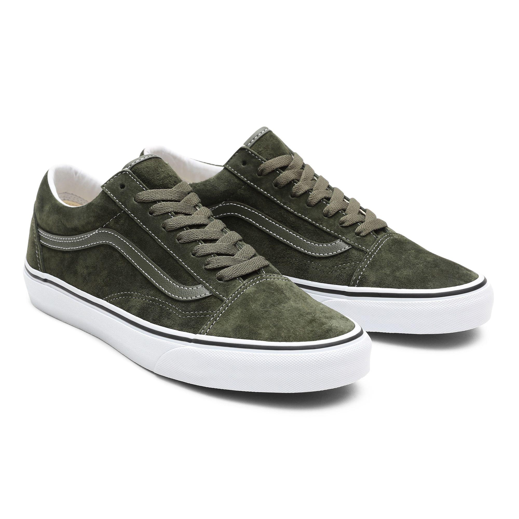 Vans Old Skool Schoenen Van Suède in het Groen - Lyst