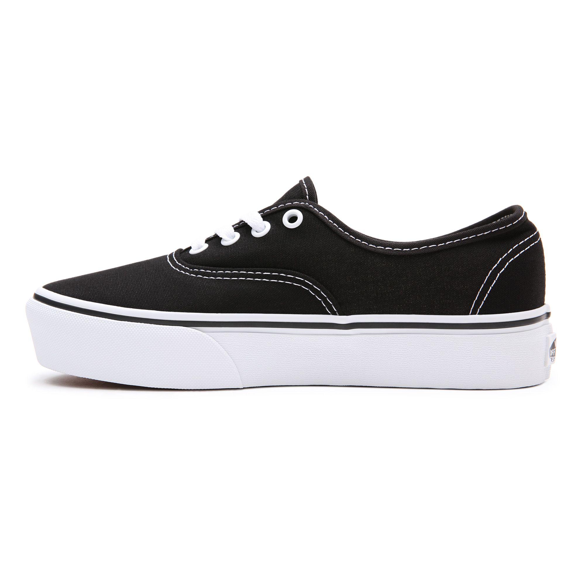 vans authentic negras plataforma