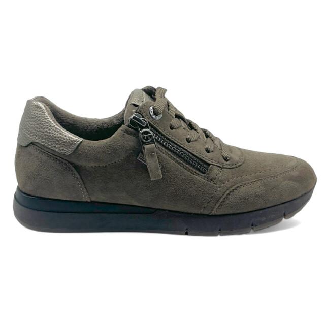 Jana Dames Veterschoen 23760-008 Zwart Wijdte H